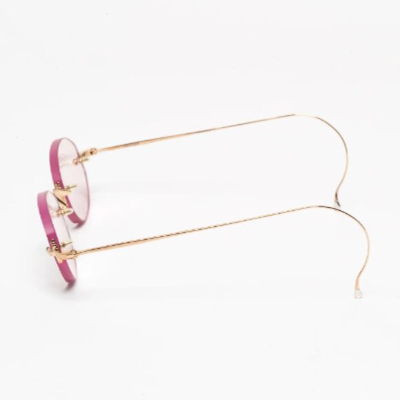 Garrett Leight Mr. Leight Makena S Rose Gold Sunglasses - Picture 3 of 12